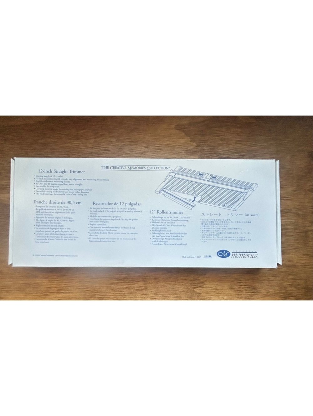 Creative Memories 12-inch Straight Trimmer •New In box•